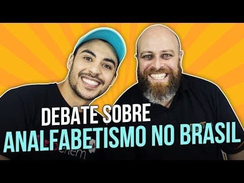 Thumbnail da aula: DEBATE SOBRE O TEMA: DESAFIOS PARA O COMBATE AO ANALFABETISMO NO BRASIL (com Professor Noslen)