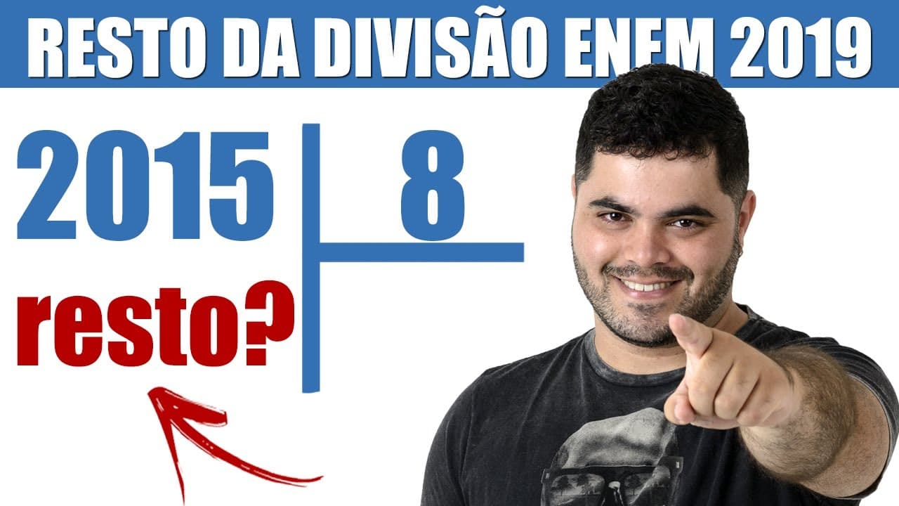 Thumbnail: Questão sobre RESTO DA DIVISÃO 155 ENEM 2019 | Após o Fórum Nacional Contra a Pirataria (FNCP)