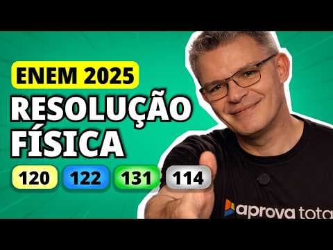 Thumbnail da aula: ENEM 2025 FÍSICA – Questão 120 | O aquecimento em fogões por indução utiliza bobinas para produzir