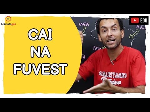 Thumbnail da aula: VESTIBULAR FUVEST 2024 | O QUE CAI NA PROVA | GEOGRAFIA |