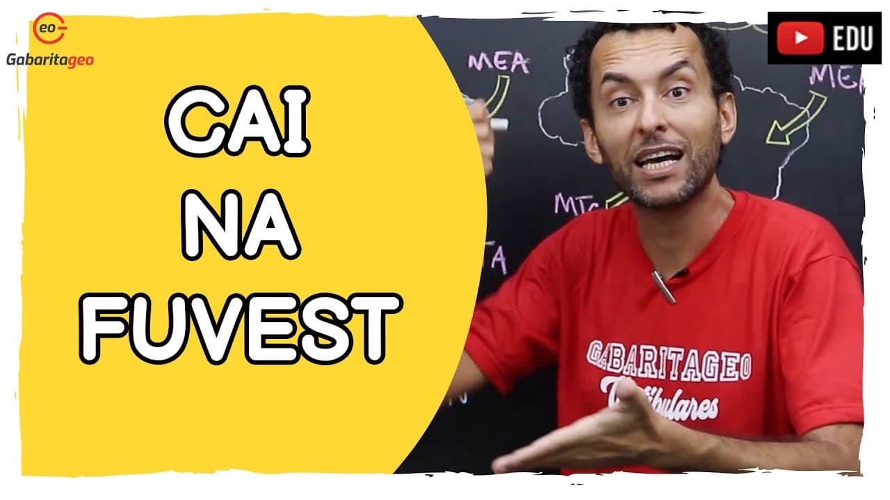 Thumbnail: VESTIBULAR FUVEST 2024 | O QUE CAI NA PROVA | GEOGRAFIA |