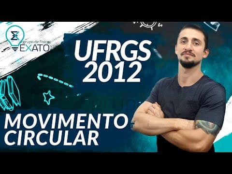 Thumbnail da aula: RESOLVIDA - (UFRGS – 2012) A Figura abaixo representa, em dois instantes, as velocidades V1 e V2 ...