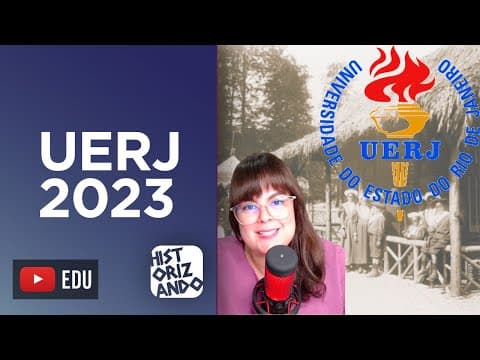 Thumbnail da aula: REVISÃO UERJ COM QUESTÃO | HISTÓRIA #uerj2022 #uerj2023 #uerj #vestibular