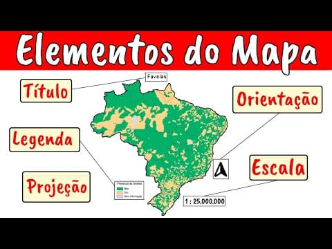 Thumbnail da aula: Você conhece os Elementos do Mapa?? Entenda AGORA (Cartografia)