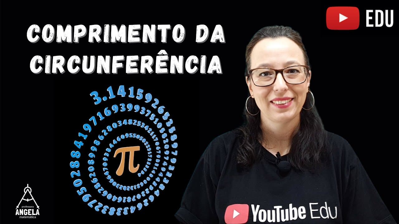 Thumbnail: Comprimento da Circunferência - Raio, Diâmetro e Corda - Professora Angela