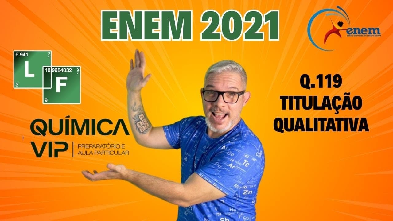 Thumbnail: ENEM 2021|Química| Um técnico analisou um lote de analgésicos que supostamente estava fora das espec