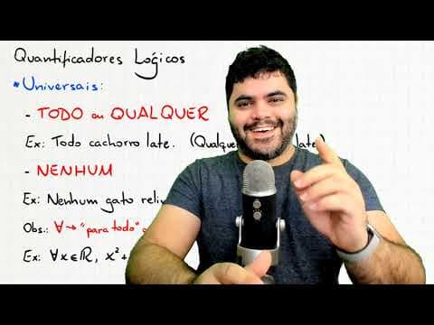 Thumbnail da aula: 🧠 QUANTIFICADORES LÓGICOS: Todo, Nenhum, Existe, Algum, etc | Curso de RLM | Aula 13