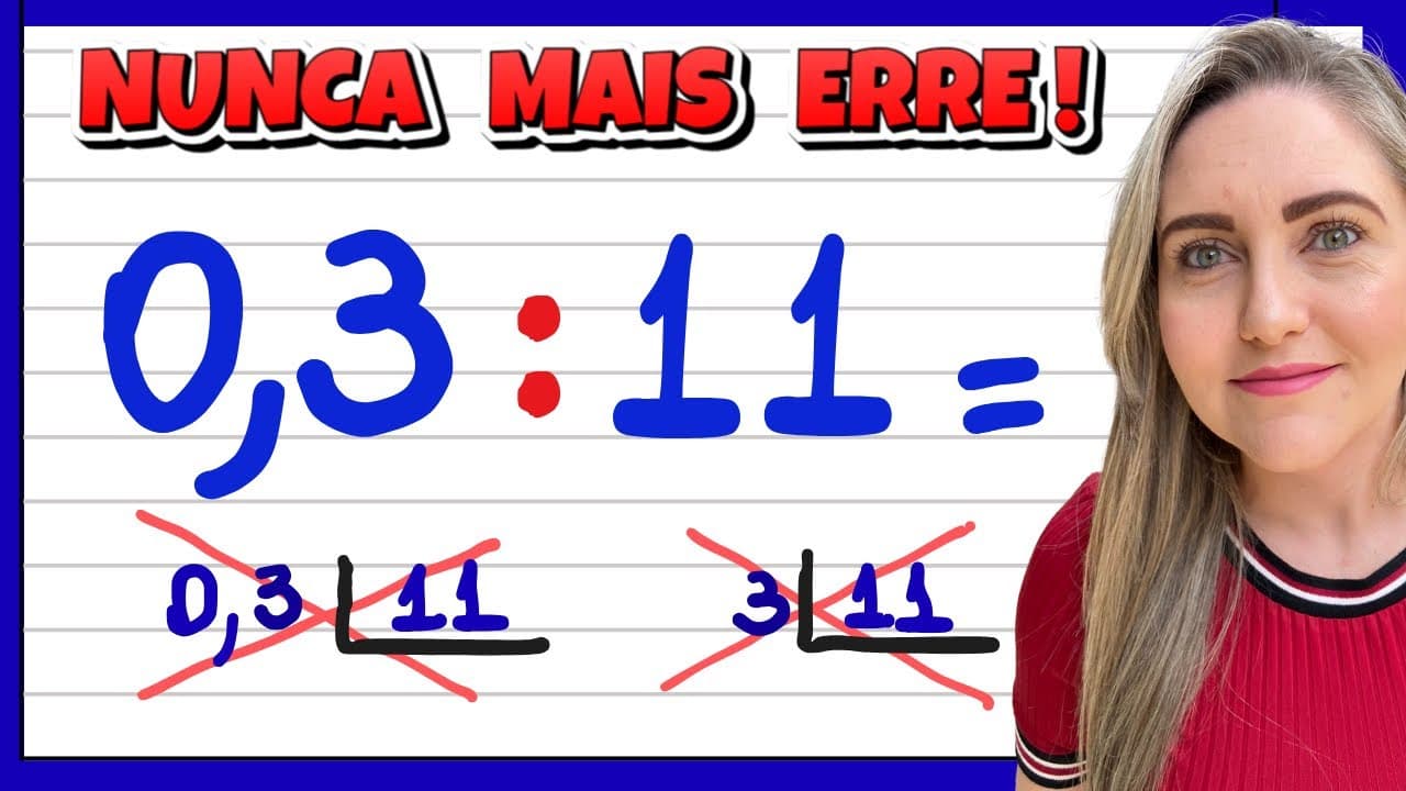 Thumbnail: APRENDA COMO FAZER DIVISÃO! DIVISÃO PARA INICIANTES! EXPLICAÇÃO PARA APRENDER MATEMÁTICA AGORA!