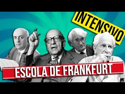 Thumbnail da aula: A ESCOLA DE FRANKFURT