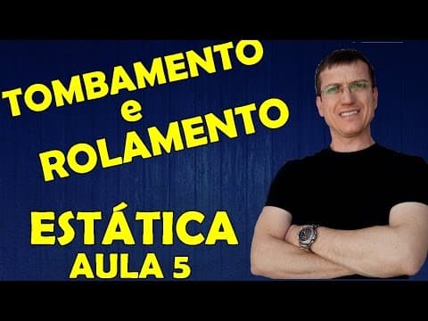 Thumbnail da aula: TORQUE - EQUILÍBRIO DE UM CORPO EXTENSO (II) - ESTÁTICA - Aula 5 - Prof Boaro