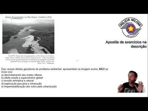 Thumbnail da aula: Conhecimentos Gerais para Concurso da PM SP 2021/2022 - Os impactos ambientais