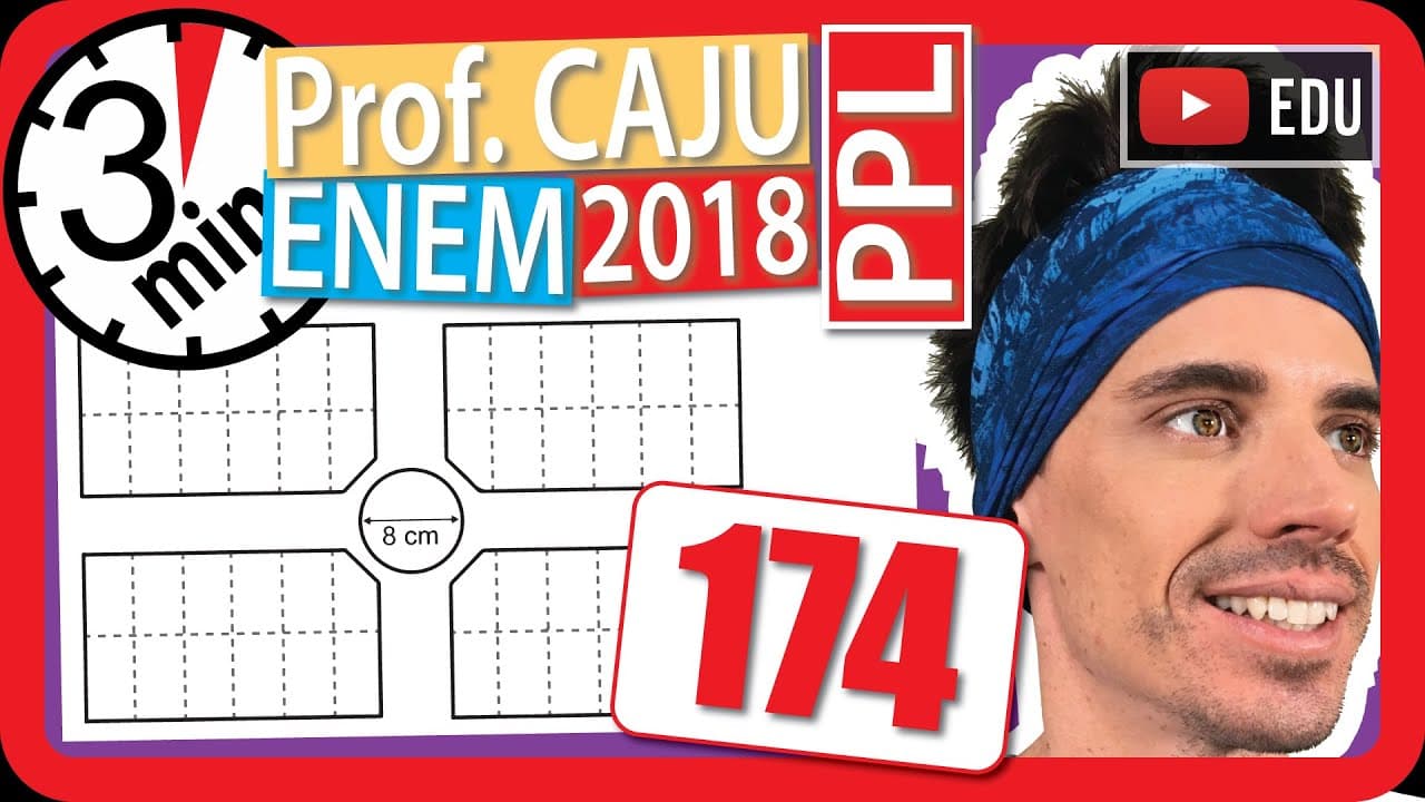 Thumbnail: 🏃ENEM 2018 PPL 👉 RAPIDINHA Questão 174 - Escala