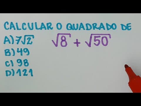 Thumbnail da aula: 🔥 HELP MATEMÁTICA BÁSICA - Raiz quadrada