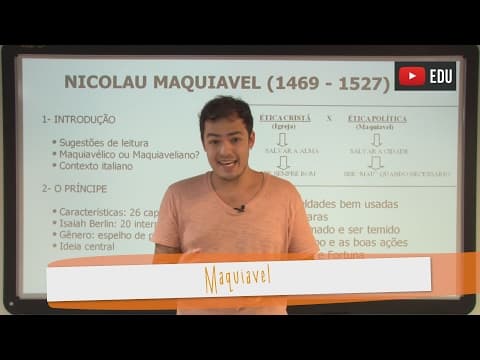 Thumbnail da aula: Videoaulas Poliedro | Maquiavel