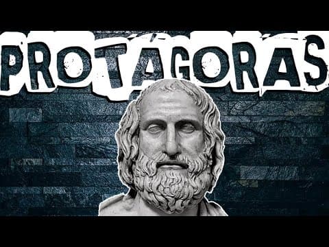 Thumbnail da aula: O SOFISMO DE PROTÁGORAS, COM A SUA RELATIVIZAÇÃO