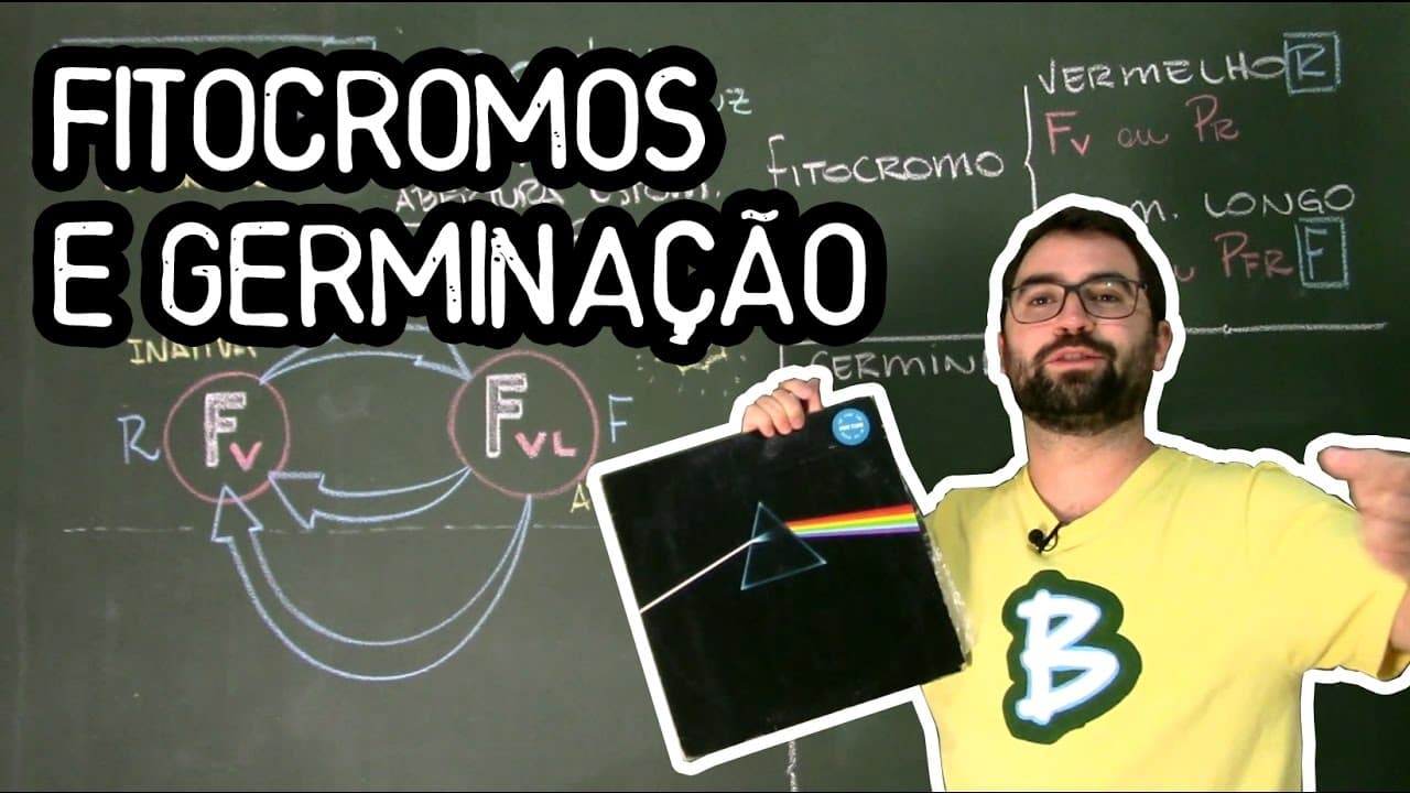 Thumbnail: Fitocromos e Germinação - Fisiologia Vegetal - Aula 32: Botânica (Prof. Guilherme)