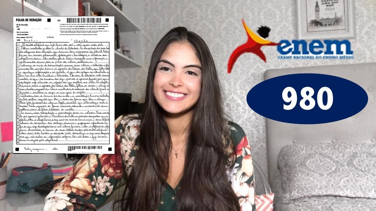 Thumbnail: REDAÇÃO 2019 + DICAS PARA IR BEM