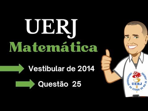 Thumbnail da aula: UERJ 2014 - Matemática Questão 25 (Uma máquina possui duas engrenagens circulares, sendo a distânci)