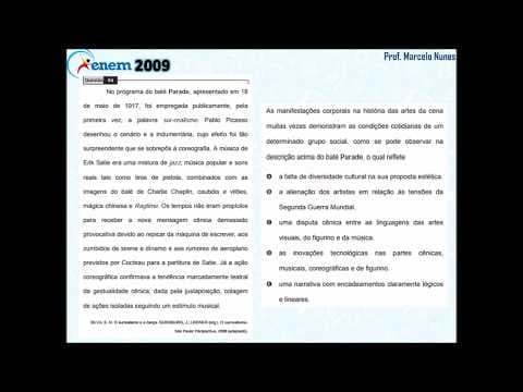 Thumbnail da aula: Enem 2009: artes plásticas (Surrealismo).