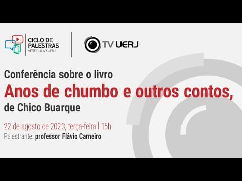 Thumbnail da aula: Ciclo de Palestras do Vestibular 2024  - Anos de Chumbos e outros contos | AO VIVO
