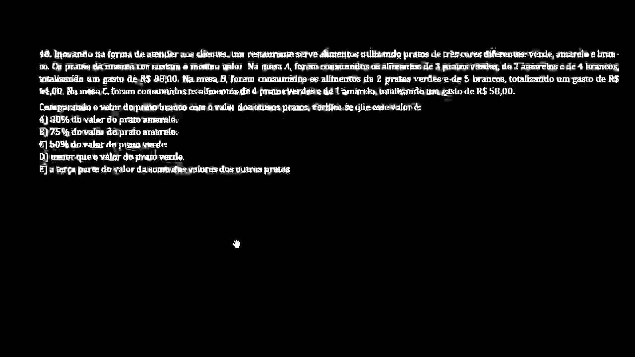 Thumbnail: Correção UFRGS 2012 Matemática questões 45 a 48