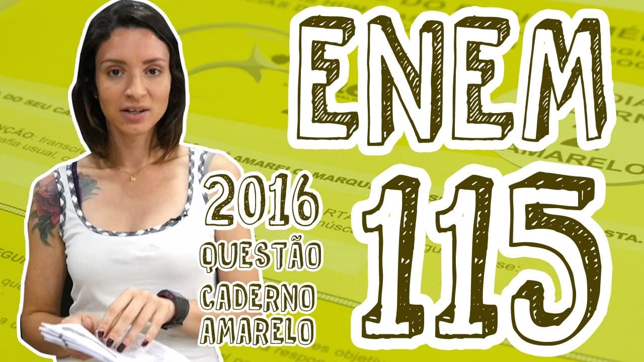 Thumbnail: ENEM - Questão 115 (Caderno Amarelo)