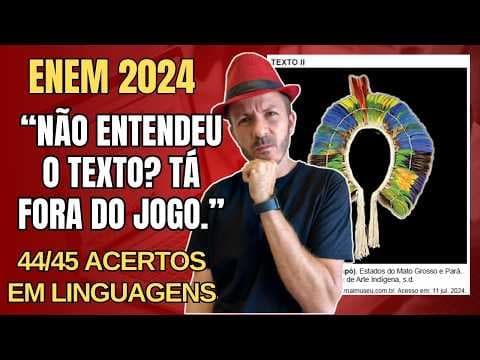 Thumbnail da aula: ENEM 2024: A linguagem visual dos adornos transmite informações sobre prestígio e transgressão