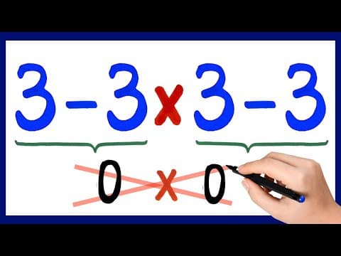 Thumbnail da aula: 🤯SUA RESPOSTA ESTÁ ERRADA!!! Matemática básica todo dia.📚🚀
