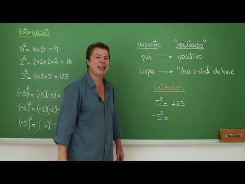 Thumbnail da aula: Potenciação (Conceito e Exemplos) - Matemática Básica