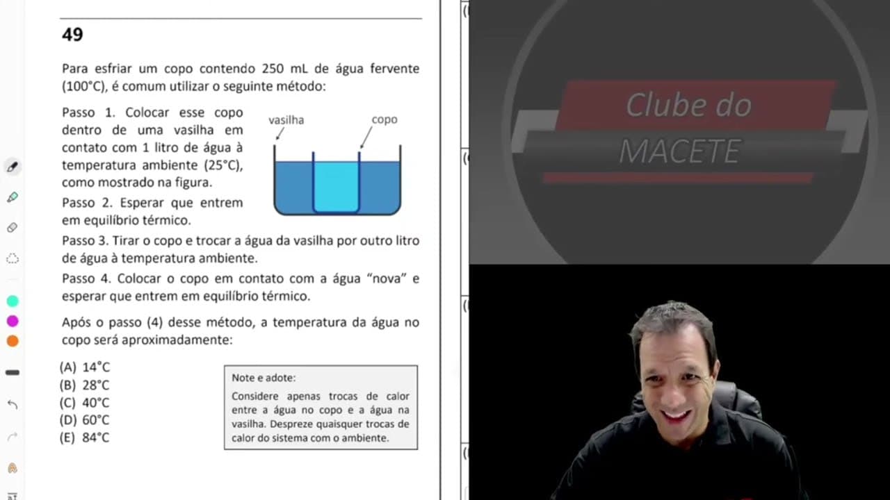 Thumbnail: Questão 49 | FUVEST 2024 | Física