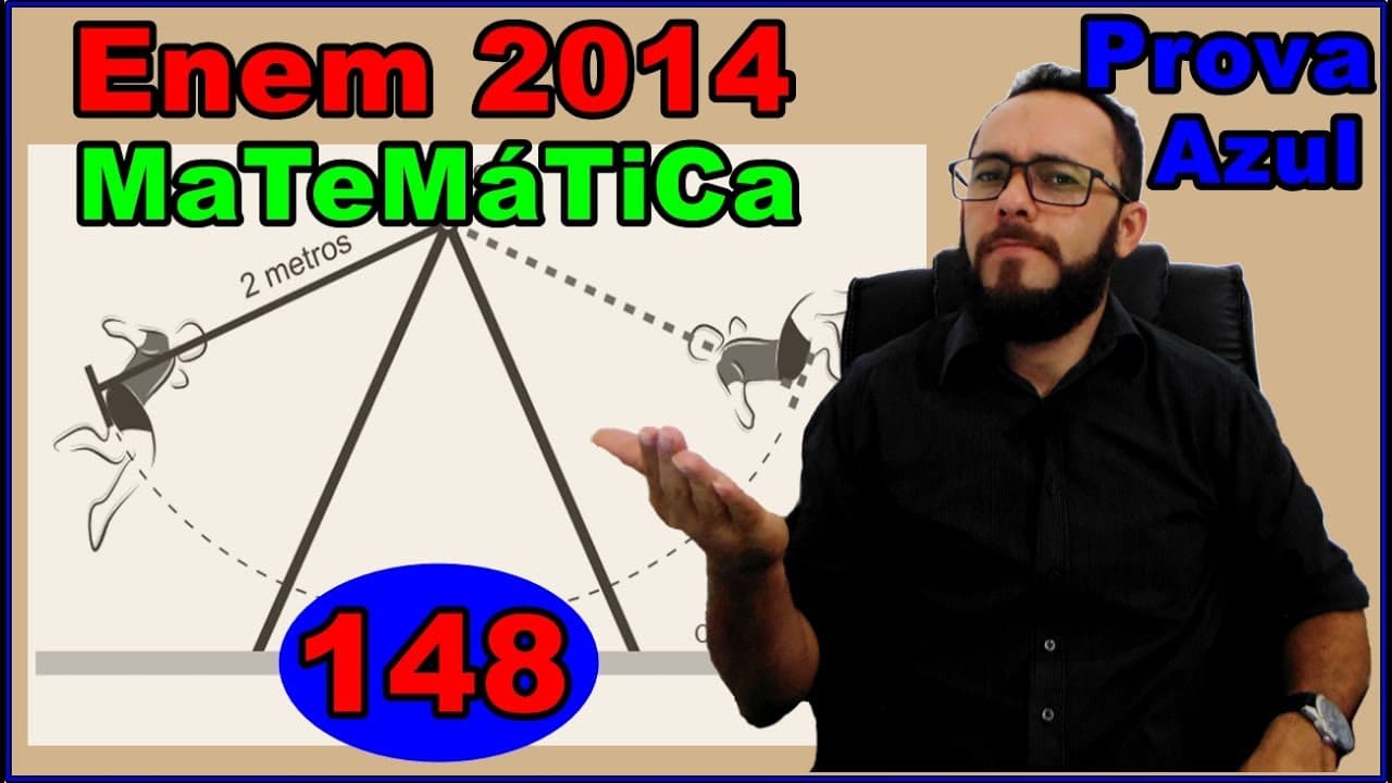 Thumbnail: Enem 2014 - Questão 148 - Prova azul de Matemática (Geometria analítica - circunferência)