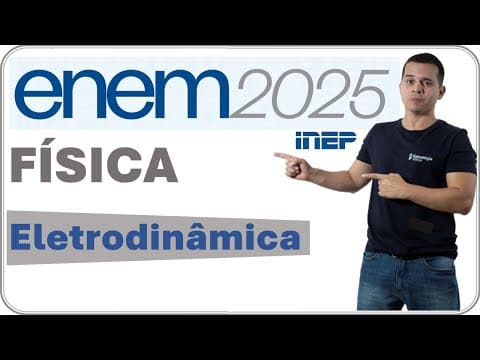 Thumbnail da aula: ENEM 2025 | QUESTÃO 94 | RÉGUAS ELÉTRICAS SÃO DISPOSITIVOS QUE PERMITEM A LIGAÇÃO SEGURA