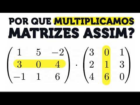 Thumbnail da aula: De onde vem a regra para Multiplicação de Matriz?