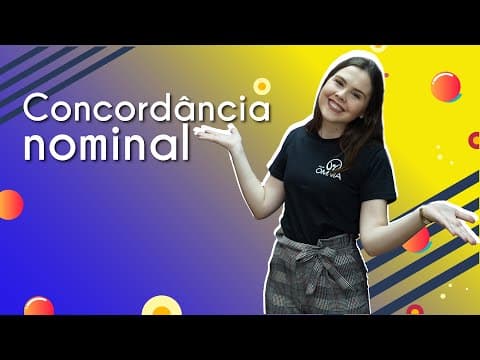 Thumbnail da aula: Concordância nominal - Brasil Escola