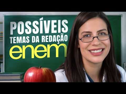 Thumbnail da aula: 5 temas de redação CONFIRMADOS para o Enem 2025