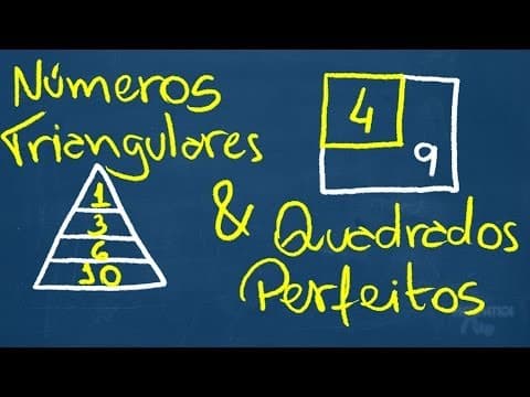 Thumbnail da aula: Números Triangulares e Quadrados Perfeitos | Matemática Rio