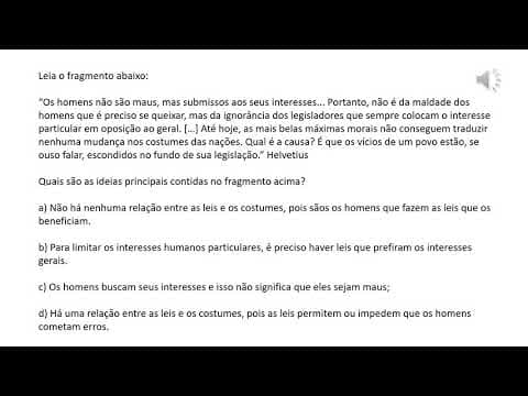Thumbnail da aula: 3 ano Filosofia Resolução de questões Professor Gildo