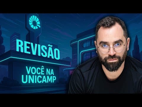 Thumbnail da aula: 📚 REVISÃO UNICAMP 2026 | Destruindo exercícios