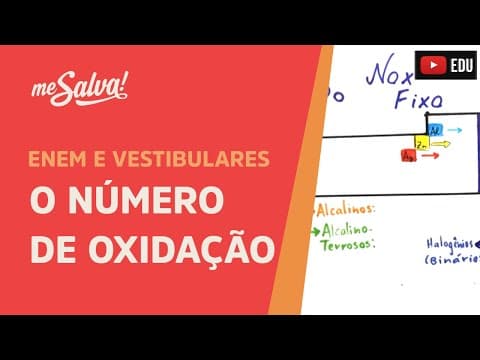 Thumbnail da aula: NOX: O Número de Oxidação | ENEM e Vestibulares | Me Salva!