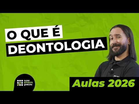 Thumbnail da aula: DEONTOLOGIA | Filosofia para o Enem | Ernani Silva