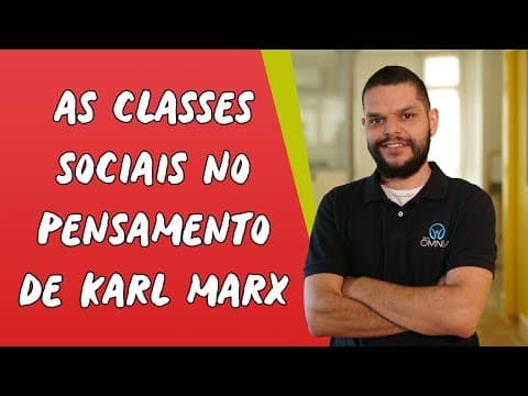 Thumbnail da aula: As Classes Sociais no Pensamento de Karl Marx - Brasil Escola