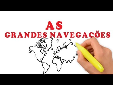 Thumbnail da aula: AS GRANDES NAVEGAÇÕES PORTUGUESAS