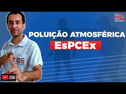 Thumbnail da aula: EsPCEx | Geografia | Poluição atmosférica