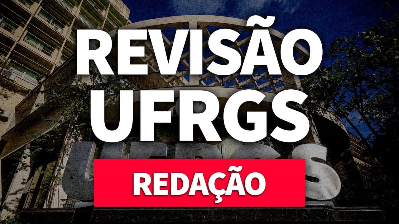 Thumbnail: REVISÃO UFRGS: Redação | ProEnem