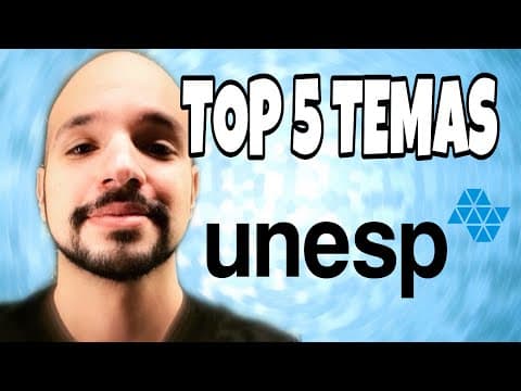 Thumbnail da aula: TOP 5 TEMAS - UNESP GEOGRAFIA 2ªFASE -2019 | RICARDO MARCÍLIO