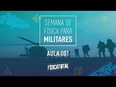 Thumbnail da aula: Mecânica | Aplicações Leis de Newton | Elástica | Atrito | Militares
