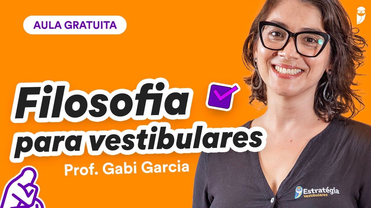 Thumbnail: Resolução de Questões - Filosofia - Profa. Gabi Garcia