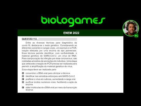 Thumbnail da aula: ENEM 2022 - PROVA ROSA - Questão 112