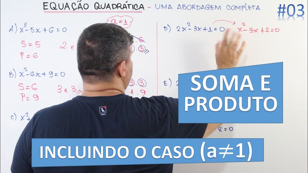 Thumbnail: 📊 Relação entre Raízes e Coeficientes 🔷 Completo e com vários exemplos #03