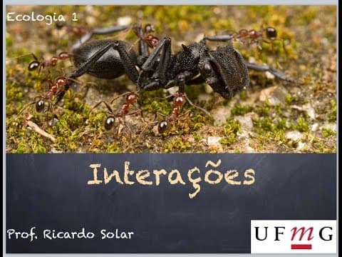 Thumbnail da aula: Ecologia 1 - Interações UFMG